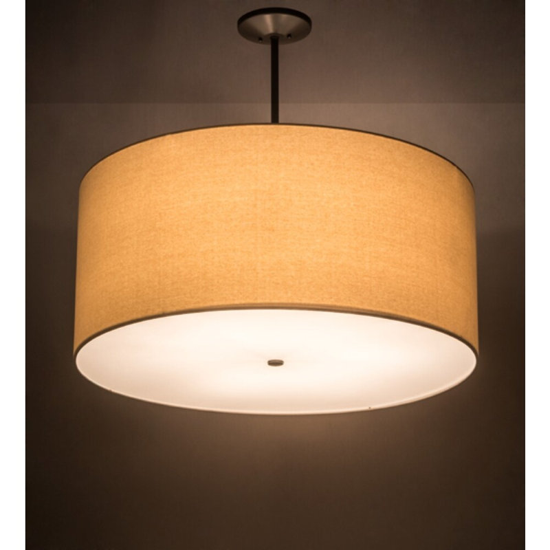Cilindro Drum Chandelier, 34" H x 36" W x 36" D