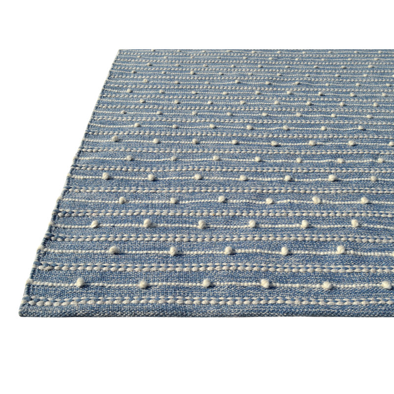 Hoyle Performance Striped Indoor Rug, Rectangle 8' x 10'