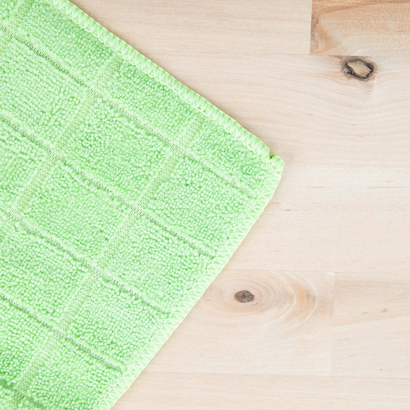 Jacquard Dish Cloth Kitchen Towel, Green