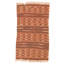 Hand Knotted Wool Area Rug in Red