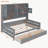 2 Drawers Daybed With Bookcase And Cabinet-1895393597-1895393587