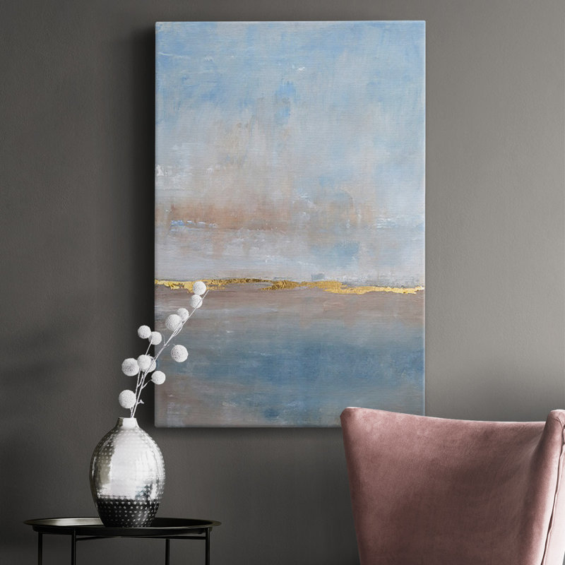 Horizon visible II sur toile, H 18 po x l 12 po x P 1 po