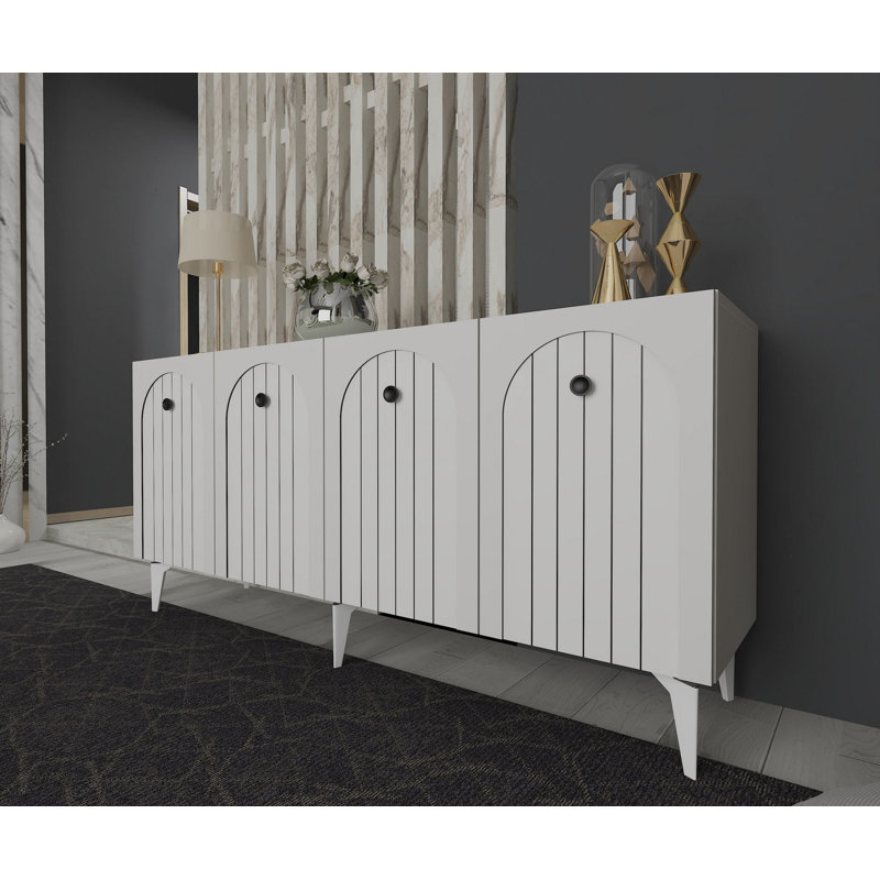 Olivia 150cm Console Table, White
