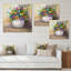 Bouquet de belles tulipes - œuvre d'art traditionnelle sur toile-936242611-936242617