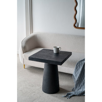 Table d'appoint carrée 20 pi x 20 po x 24 po avec base piédestal