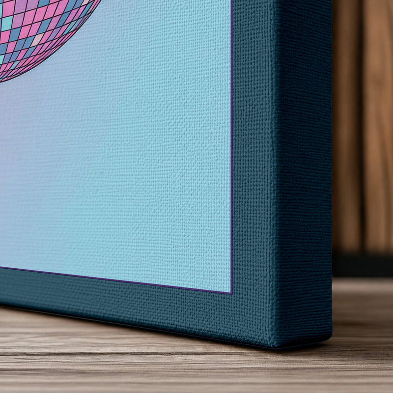 Print, 36x24 - 91.4 x 61.0 cm, Teal Border