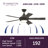 Lawney 5 Pull Chain 48-inch Indoor Ceiling Fan with LED Light Kit - Matte Greige with Weathered Wood Blades-357830363-400218781-357830362