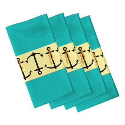 Algean Polyester Nautical Square Napkin