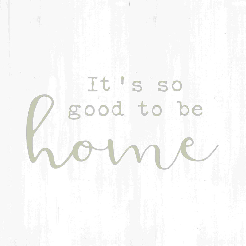So So To Be Home 2, H 12 po x l 12 po
