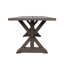 Table de salle à manger d'extérieur moderne en aluminium