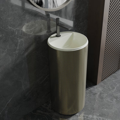 Lavabo de salle de bain 34 po