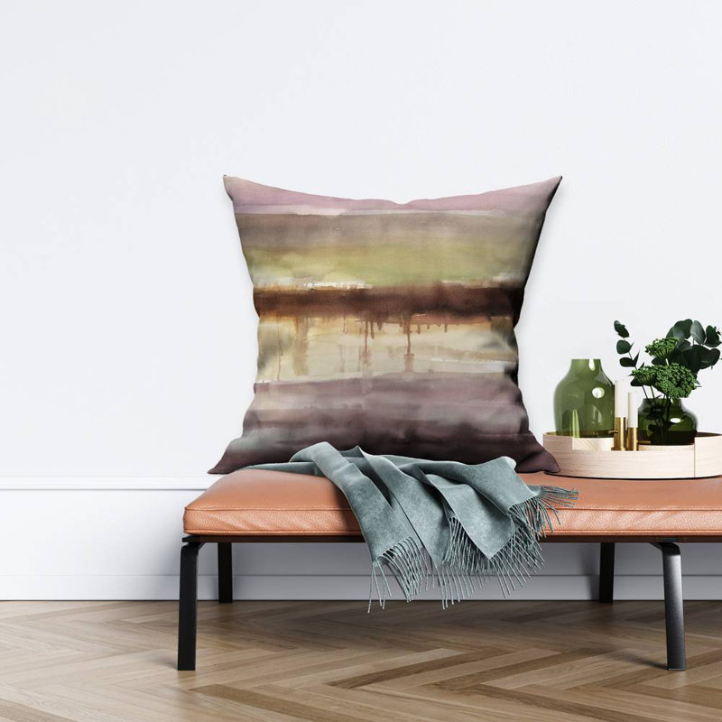 Stripes - Illustrative Abstract – Throw Pillow Cover Only, Double-Sided Print, Insert Not Included