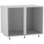 2-Door Sliding Chest Black Cabinet SIDEBOARD Closet Storage Cupboard Organiser w/ Feet-965099147