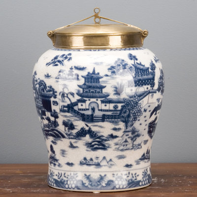 Hand Painted Decorative Porcelain Jar