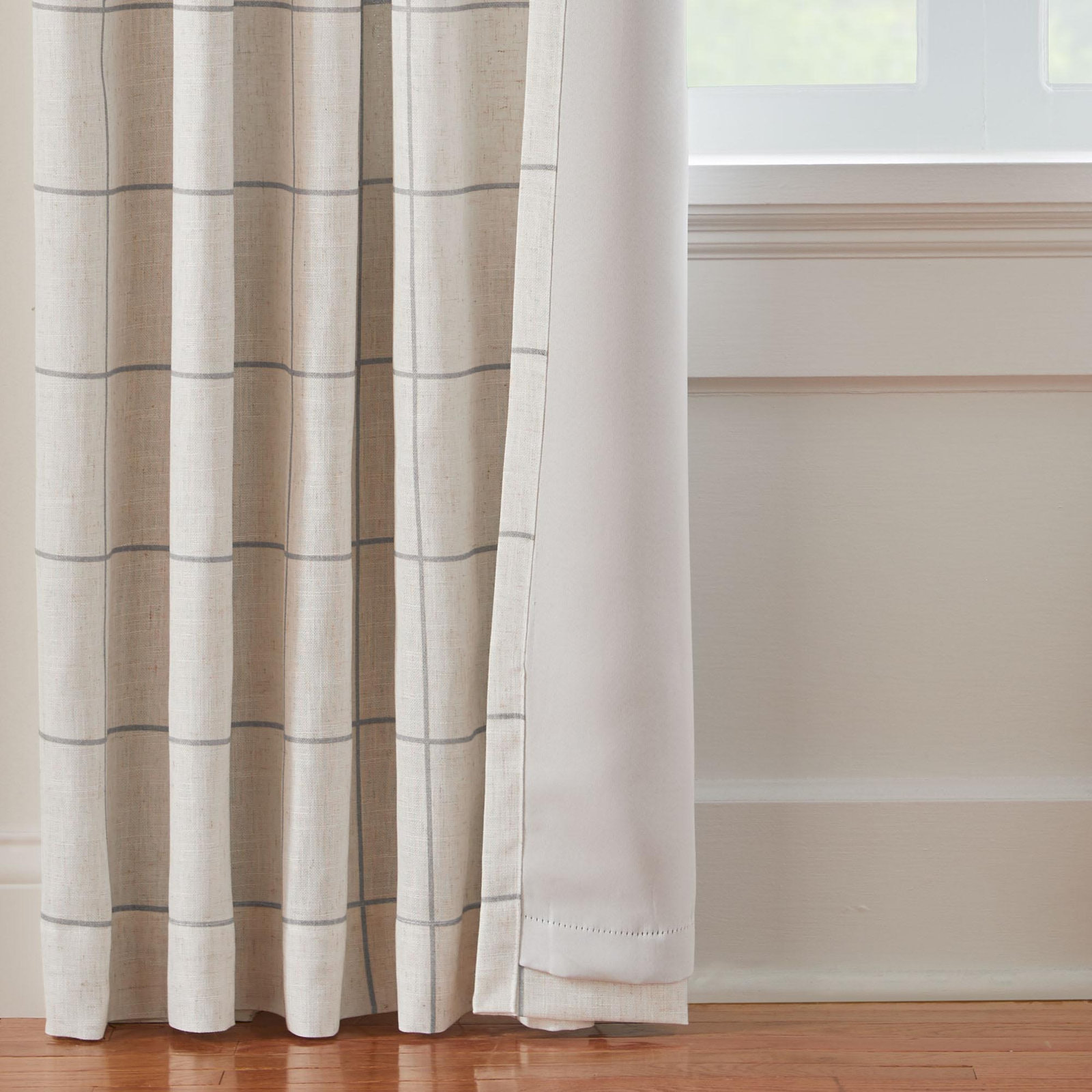 Laurene Blackout Curtain Panel, Gray, 52"W x 84"L