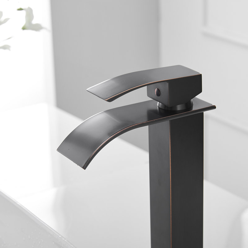 Single-handle Bathroom Faucet with Drain Assembly, Oil Rubbed Bronze