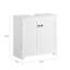 Joice 60cm Single Bathroom Vanity Base Only in White