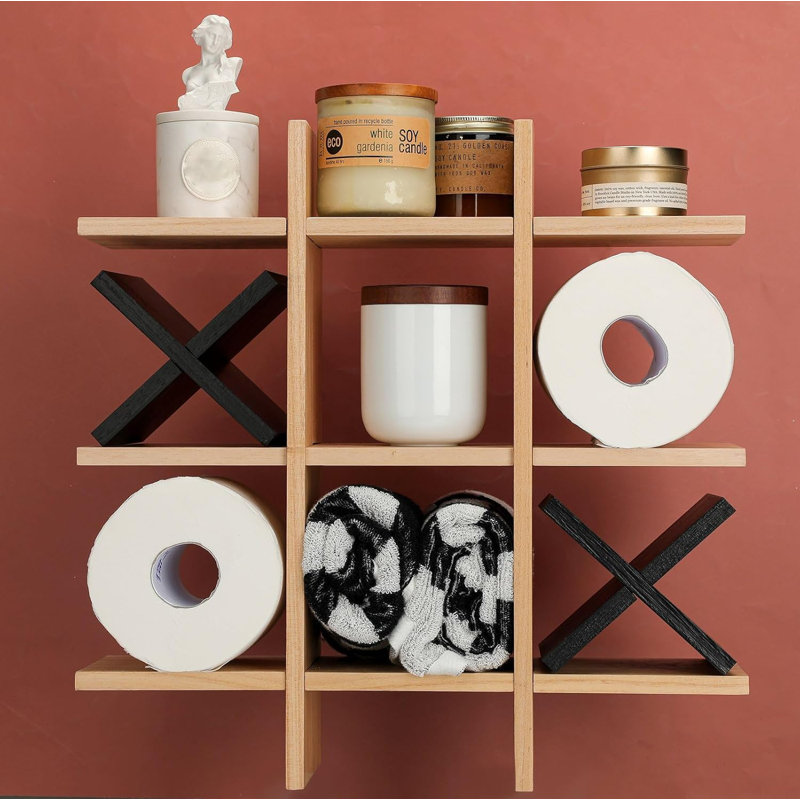 Porte-papier hygiénique Tic Tac Toe