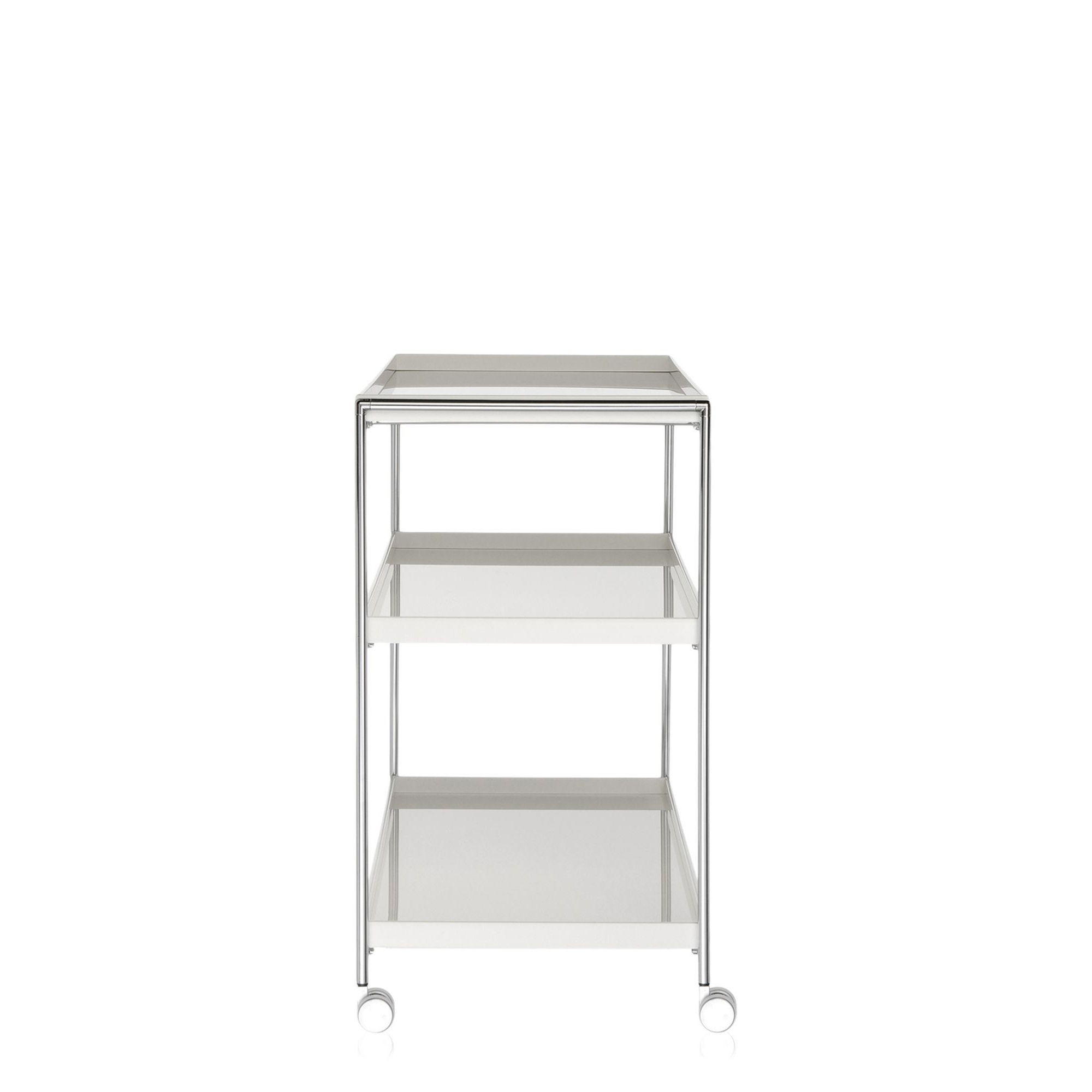 Trays Kitchen Cart, White