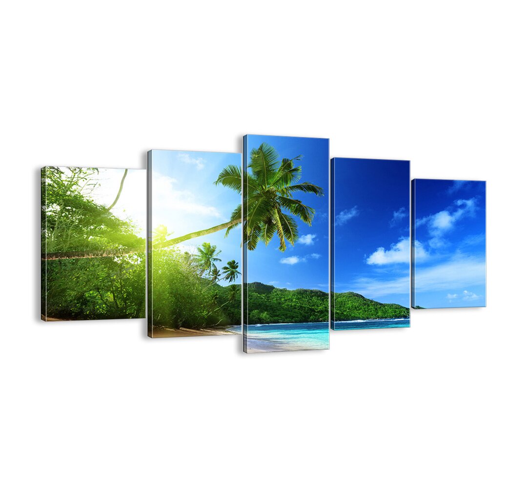 5-tlg. Leinwandbilder-Set - Fotografie „A Gentle Touch of the Tropics”