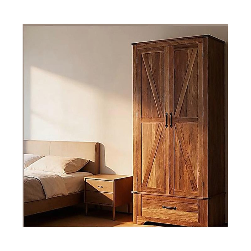Armoire de cuisine, armoire avec tablettes réglables