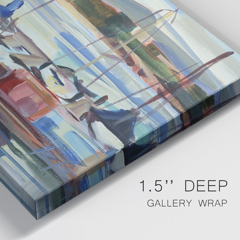 Leschi Evening-Gallery Wrapped Canvas, 8" H x 12" W
