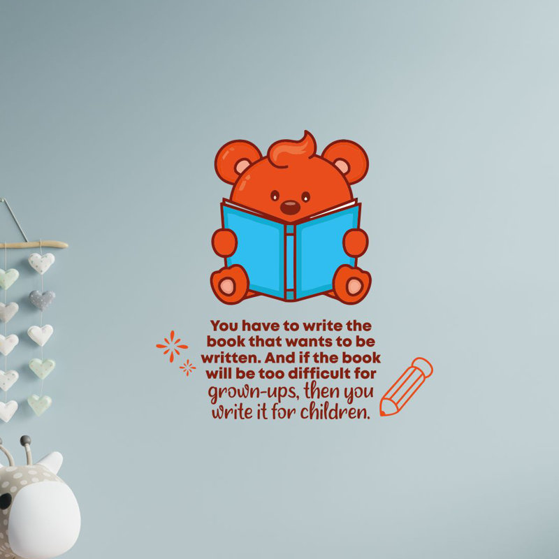 Text & Numbers Wall Decal, 40" H x 20" W x 0.05" D