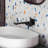 Modern Single Hole Bathroom Faucetwall Mount Kitchen Faucet With Single Handle And Hot/Cold Indicator-116169538