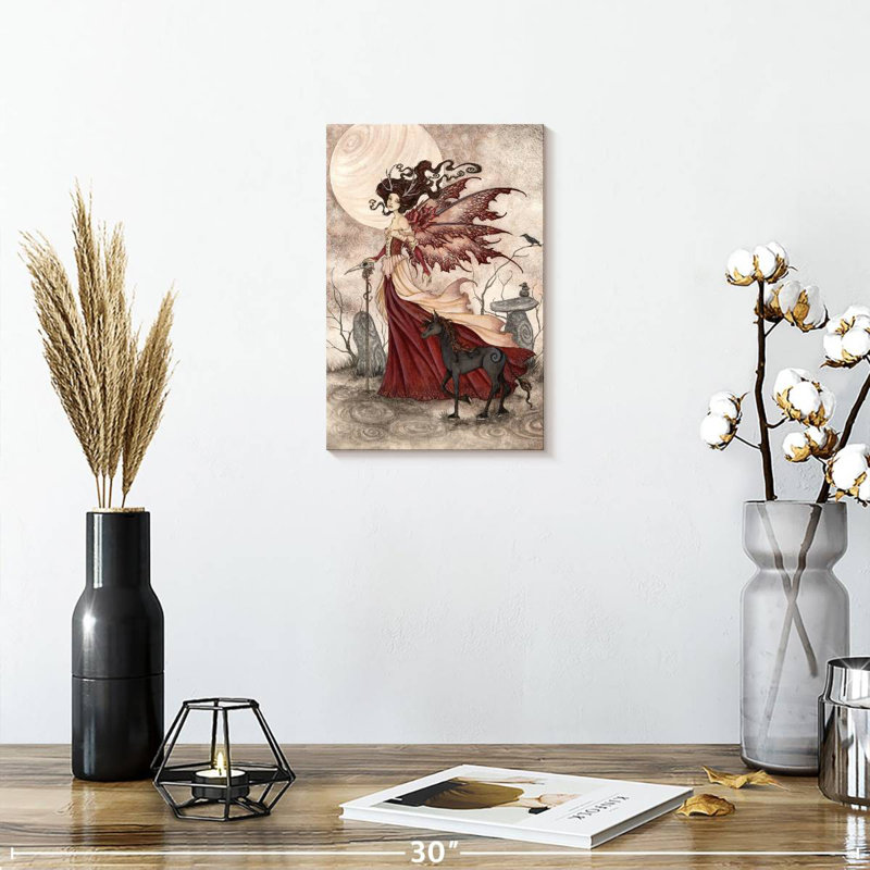 Kelan The Red Queen, 12" H x 8" W