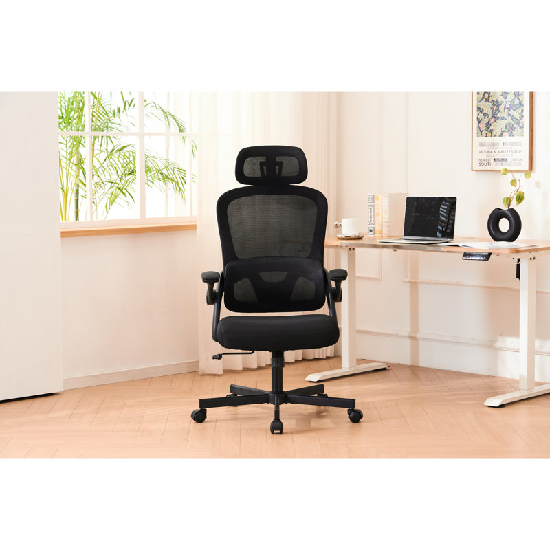 Fauteuil de bureau haut dossier avec dossier lombaire réglable