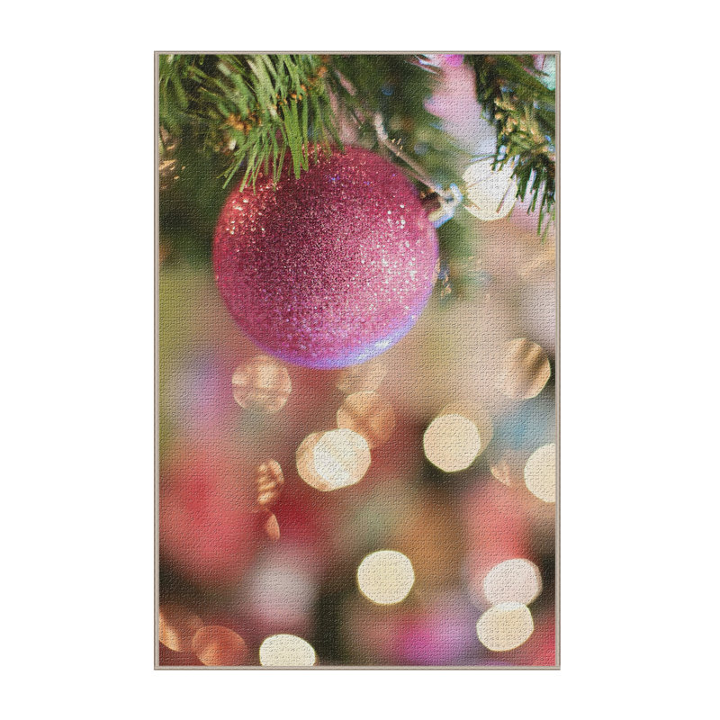 Tapis rose Ornament, Rectangle 3 pi x 5 pi