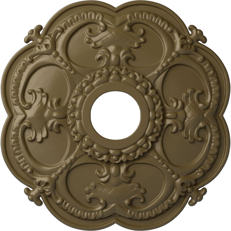 Médaillon de plafond l 3,5 po x P 3,5 po Rotherham, Boue Mississippi