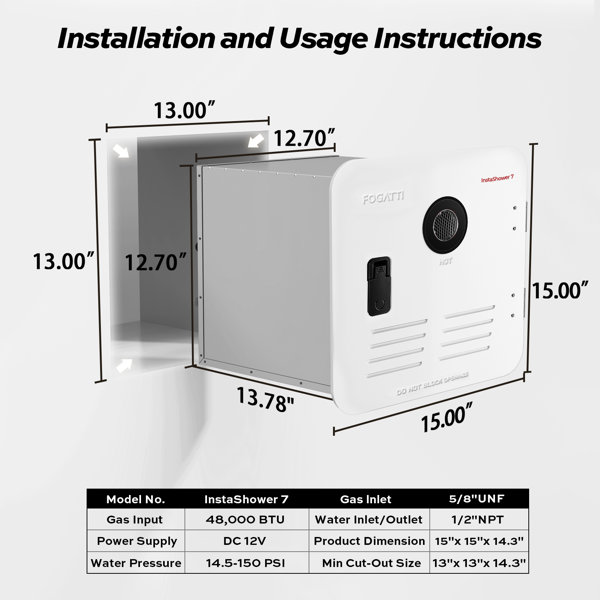 Dimensions du produit