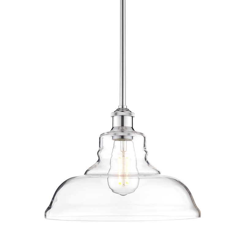 Movses 1 - Light Single Pendant, Yes, Polished Chrome