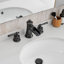Robinet de salle de bain surdimensionné à 3 trous et 2 poignées-124933532