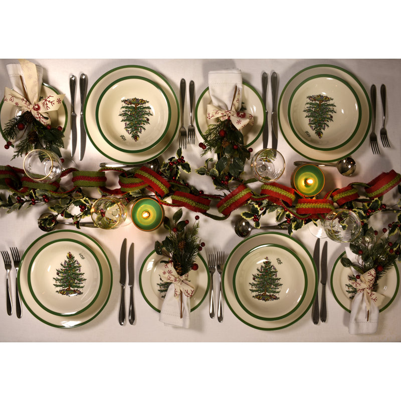 Spode Christmas Tree 4-Pc P/S
