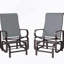 Ensemble de 2 chaises berçantes d'extérieur Cozy-822931817