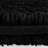 24x60" 100% Cotton Reversible 3000 Gsm Black Bath Rug - Machine Washable, And Dense Feel, , Medium Pile 1 Pcs Superior Table Top , Look,-782999310