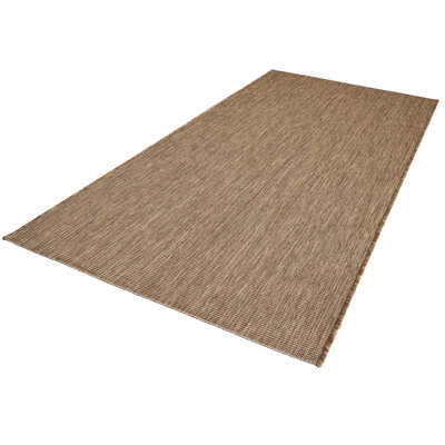 Meadow Flatweave Brown Rug