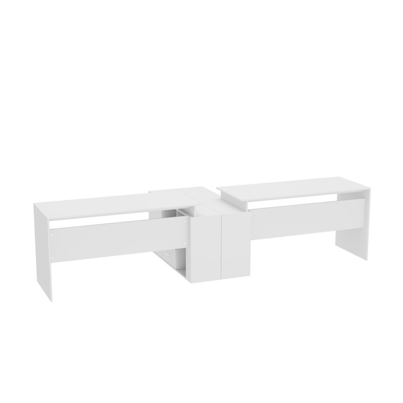 Bureau d'ordinateur 120 po pour 2 personnes