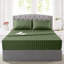 Aspire Homeware Luxury 40cm Deep Striped Fitted Sheet for Hotel Style Bedroom Comfort-1100328283-1100328286