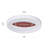 Modern Football Pattern Integrated Led Flush Mount With White Acrylic Shade