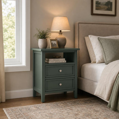 2-Drawer Bedroom Nightstand
