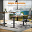 Bureau électrique à hauteur ajustable électrique, bureau d'ordinateur ergonomique assis-debout-730860813-730860800