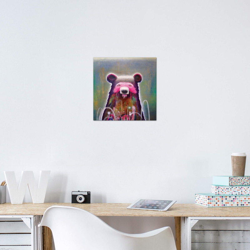 «Sans titre» par Scott Mills - impression d'art graphique, Toile tendue, Pas de tapis, H 12 po x l 12 po x P 0,75 po