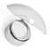 Hardnett 1-Light LED Chrome Flush Mounted Sconce