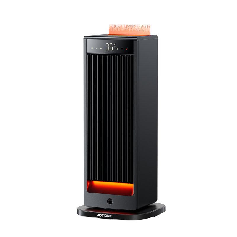 Living And Home 2000 Watt 6824 BTU Electric Tower Space Heater with Adjustable Thermostat and with Digital Display