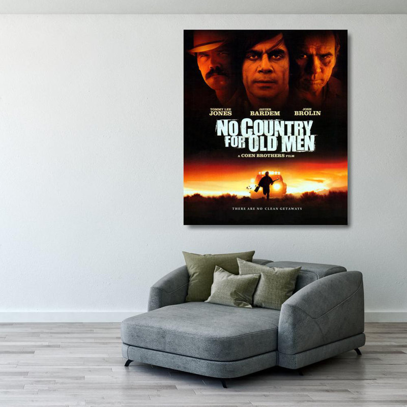 No Country For Old Men, H 33 po x l 28 po