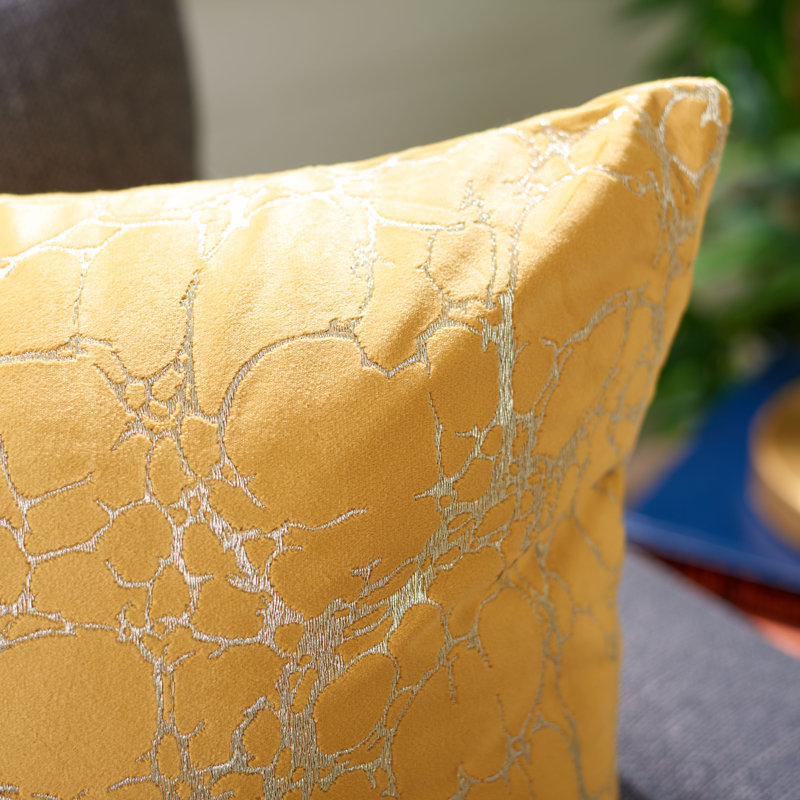 Brenla Abstract Reversible Throw Pillow