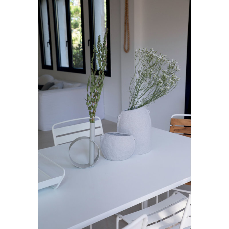 Vase de table Ios, Gris argile